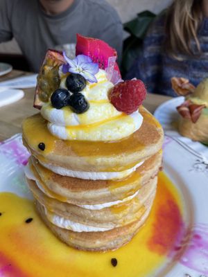 Pancakes  at Frutas Prohibidas in Madrid