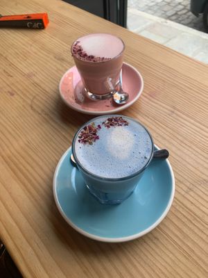 Specialty Lattes at Frutas Prohibidas in Madrid