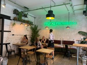 Inside at Frutas Prohibidas in Madrid