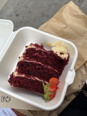 I got the red velvet to go as I was full but had to try this one  at Frutas Prohibidas in Madrid