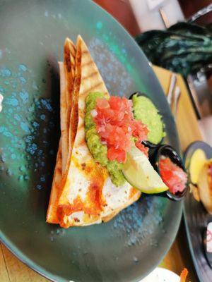 Chorizo Quessadillas at Frutas Prohibidas in Madrid