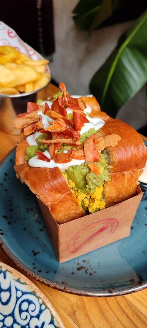 sandwich aguacate at Frutas Prohibidas in Madrid