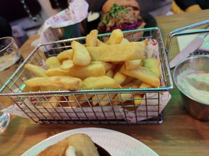 ración grande de patatas at Frutas Prohibidas in Madrid