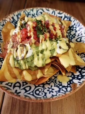 Nachos at Frutas Prohibidas in Madrid