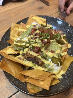 nachos  at Frutas Prohibidas in Madrid