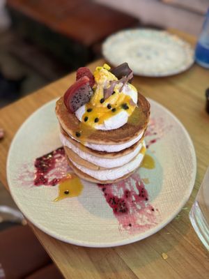 Pancakes   at Frutas Prohibidas in Madrid