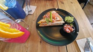 Quesadillas at Frutas Prohibidas in Madrid