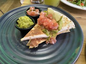 Quesadillas de pollo  at Frutas Prohibidas in Madrid