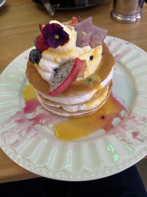 Pancakes Alicia  at Frutas Prohibidas in Madrid