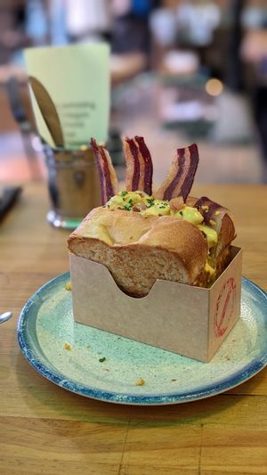 Amazing brunch spot at Frutas Prohibidas in Madrid