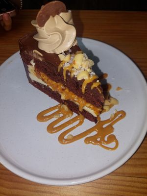 Sadly sin cake (great!) at Frutas Prohibidas in Madrid