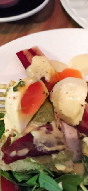 Eggs Benedict   at Frutas Prohibidas in Madrid