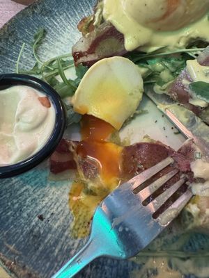 Egg yolk   at Frutas Prohibidas in Madrid