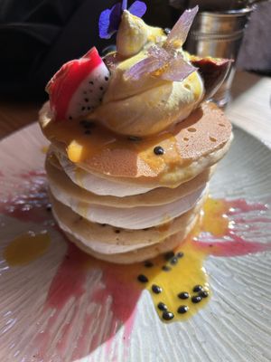 Alice’s pancakes  at Frutas Prohibidas in Madrid