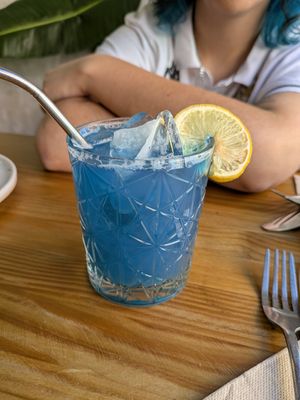 Pineapple lemonade at Frutas Prohibidas in Madrid
