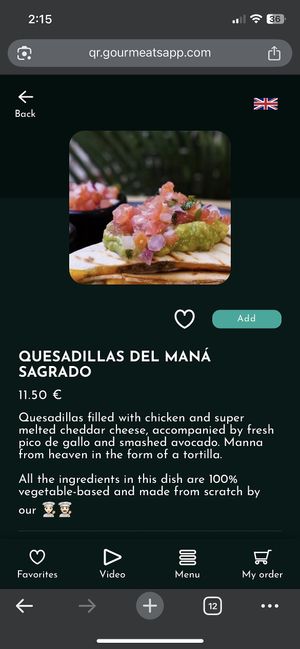 I forgot to take a photo but this is what I got and I recommend it!  at Frutas Prohibidas in Madrid