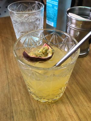 Maracuya Lemonade ... 😕 so so, nothing special. at Frutas Prohibidas in Madrid