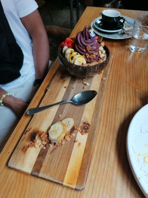 Açaí bowl Orgasmic at Frutas Prohibidas in Madrid