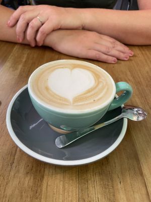 Soy cappuccino   at Frutas Prohibidas in Madrid
