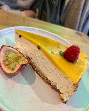 Cheesecake de Caín at Frutas Prohibidas in Madrid