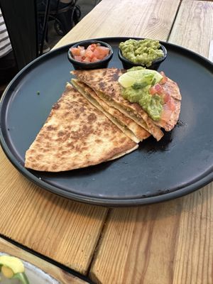 Quesadillas del maná sagrado  at Frutas Prohibidas in Madrid