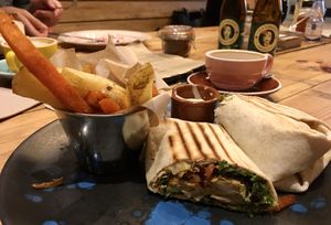 Wrap valiente at Frutas Prohibidas in Madrid