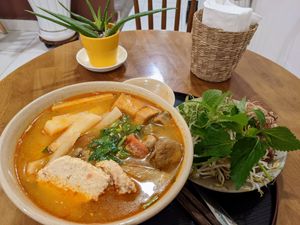 Bún Riêu at Nâunâu in Ho Chi Minh City