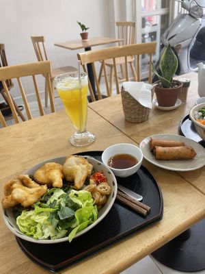 Mushroom dish   at Nâunâu in Ho Chi Minh City