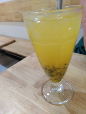 Passionfruit soda at Nâunâu in Ho Chi Minh City