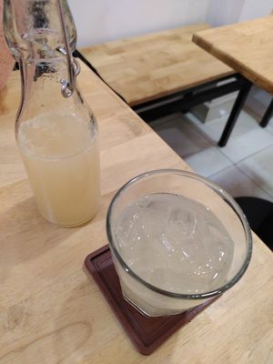 Ginger lemon kombucha at Nâunâu in Ho Chi Minh City