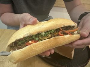 Bahn Mi Cha  at Nâunâu in Ho Chi Minh City