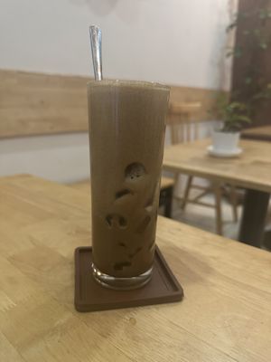 Coffee with condensed soy milkk  at Nâunâu in Ho Chi Minh City