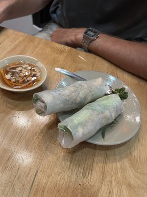 Summer rolls   at Nâunâu in Ho Chi Minh City
