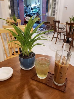 Delicious coffee at Nâunâu in Ho Chi Minh City