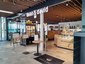 Exterior inside mall at Dean & David in St Gallen