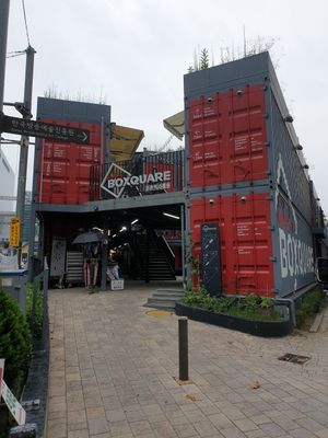 inside here on 2nd floor at Vege Bear in Seoul