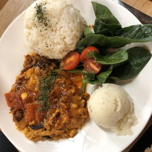 Hamburg at Vege Bear in Seoul