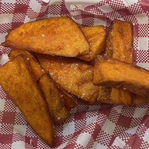 Home made sweet potato chips  at Absolute Cravings in Annandale