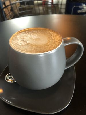 Almond flat white at Absolute Cravings in Annandale