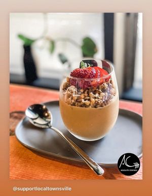Salted Caramel Coconut Custard  at Absolute Cravings in Annandale