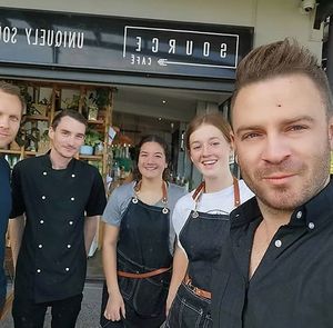 the staff at Source Cafe in Westgate
