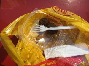Falafel at The Halal Guys in New York City