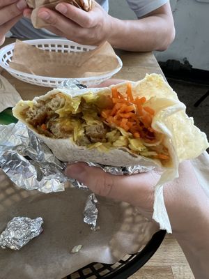 Satay Wrap  at Vego's in Islington