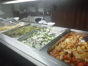 Vegan section at Nutribites Cafeteria in Bacolod Negros Occidental