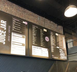 Lots of choices!  at The Juice Jar in Belfast