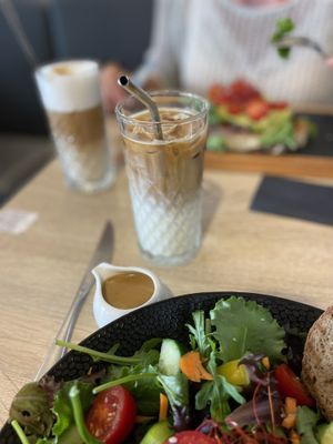 Coffee - they unfortunately used cow milk *_* by mistake   at Café Gretchen in Cologne