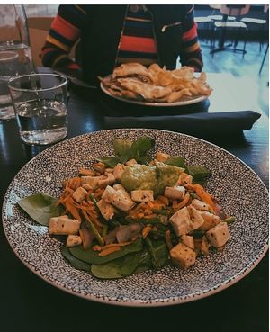 vegan "billy goat" skillet :) at MudPenny in Grand Rapids