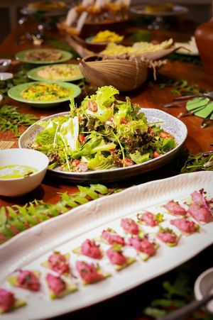 Vegan reception at Tao Chá in Trancoso