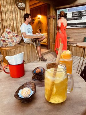 Iced tea  at Tao Chá in Trancoso