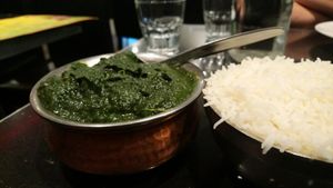 Palak aloo at Bikaner in Wellington